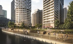 Wood Wharf development in Canary Wharf