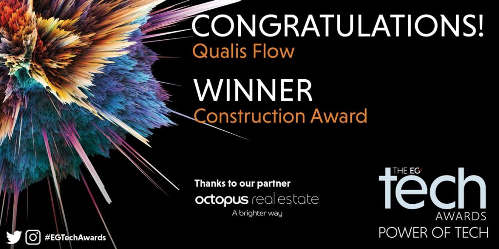 EG Tech Awards construction award winner Qflow