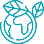 sustainability in construction waste icon