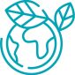 sustainability in construction waste icon